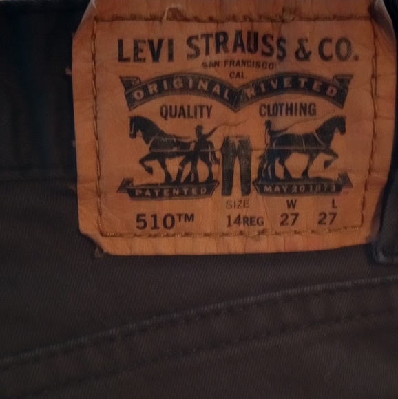 Levi's 501 Super Skinny Black Jeans-14Regular-27x27 - Picture 3 of 8